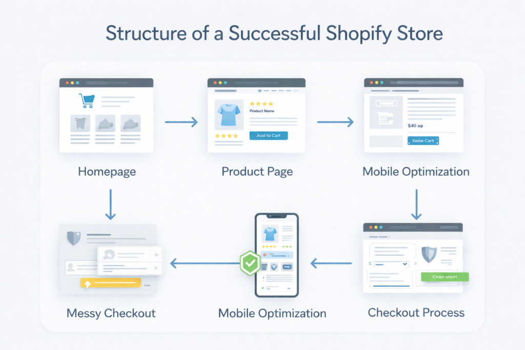 Shopify store development